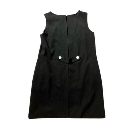 Aryeh Sleek Black Marble Button Pencil Dress Women’s size small - Picture 2 of 4